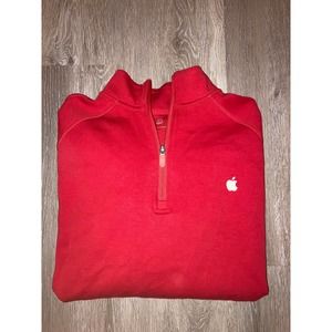 Apple half Zip Pullover sweatshirt